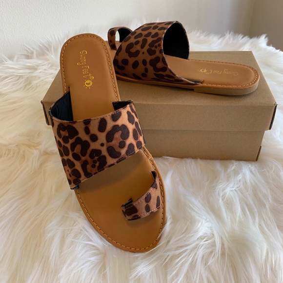 Nibsunny Feet Leopard Sandals 